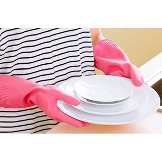 găng tay cao su gia dụng  dùng để rửa chén